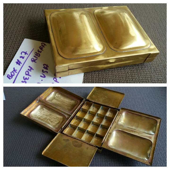 Brass Palette India Paint Box